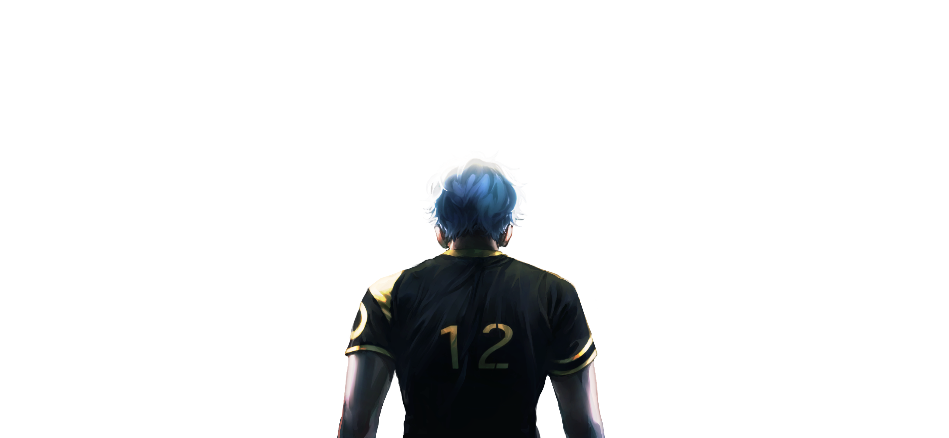 Banner image of character in volleyball stadium
